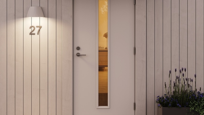 Väggarmatur 13W 1000 lm 2,2–4K Vit Plejd